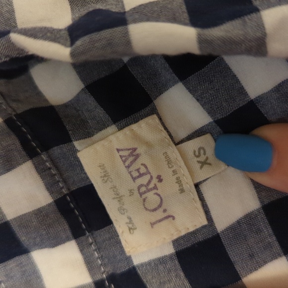 J crew plaid button up - Picture 2 of 3